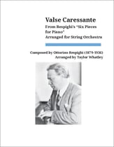 Valse Caressante Orchestra sheet music cover